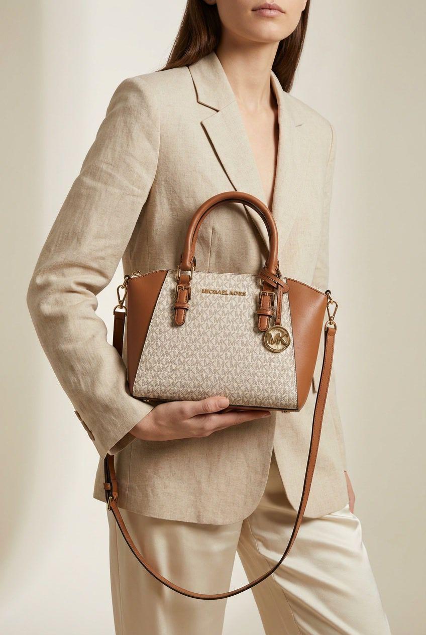 Amazing Michael Kors Ciara Satchel Signature Handbag