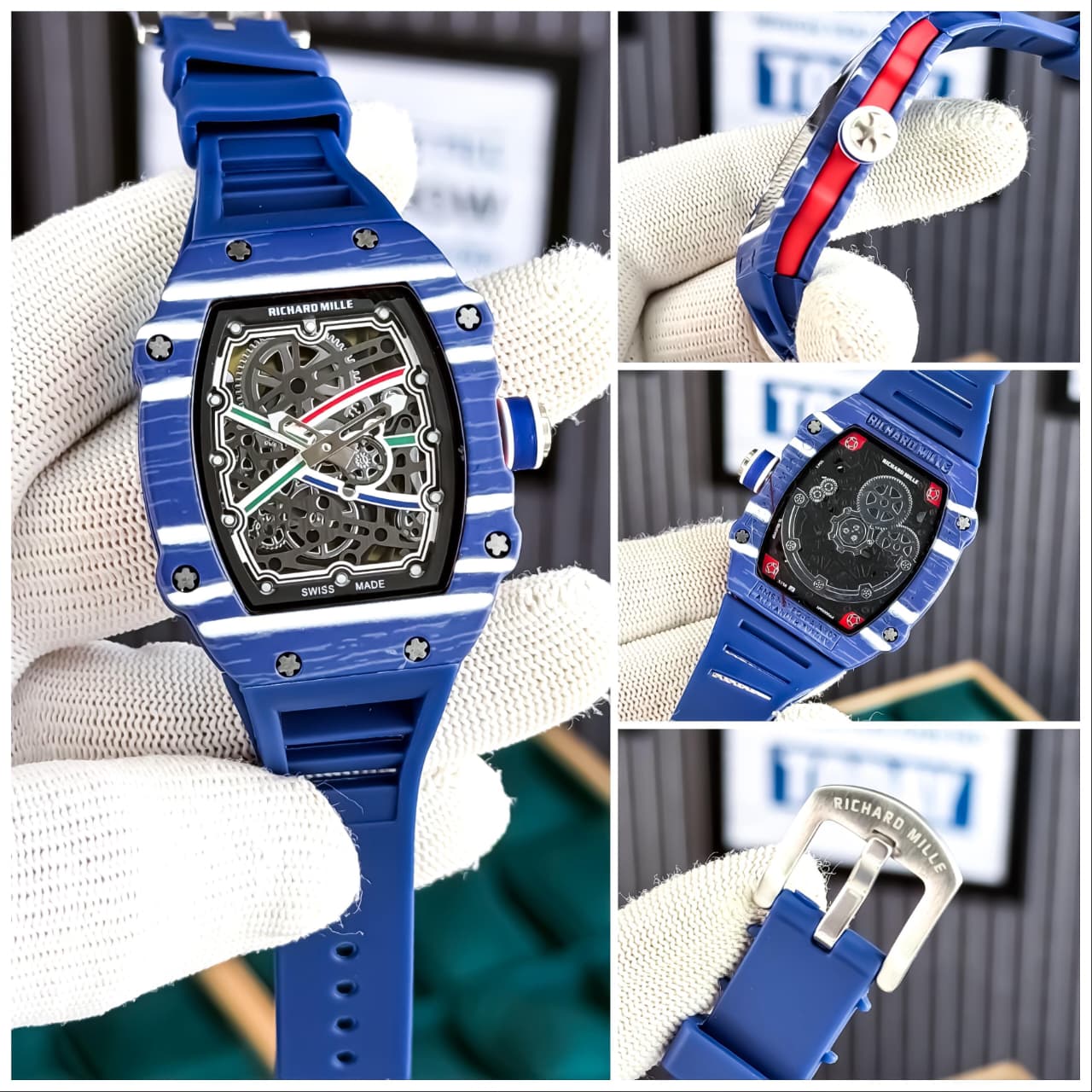 Amazing Rm 67 Skeleton Dial Men's Watch