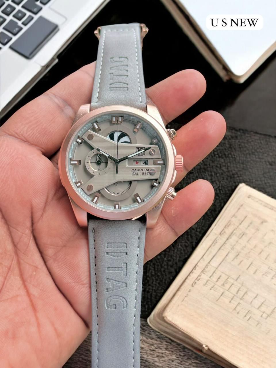 Men’s Chronograph Watch | 12-Hour Dial