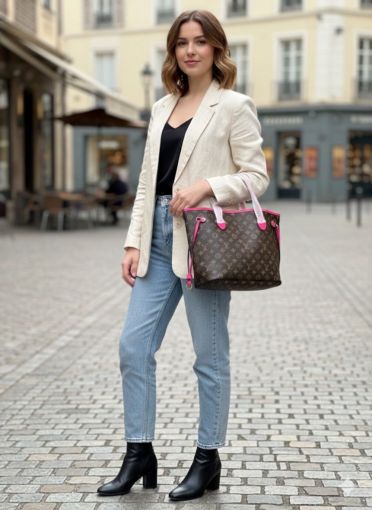 Luxury lv premium tote bag