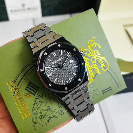 Luxury ap royal oak men's black watch