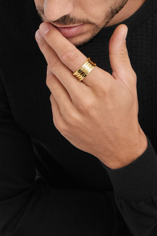 Luxury B.Zero1 Spiral Ring