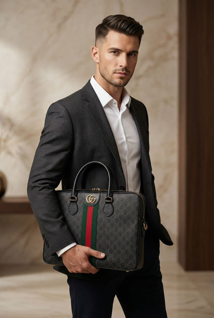 GG Supreme Ophidia Briefcase Laptop Bag