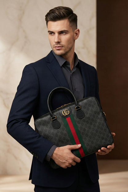 GG Supreme Ophidia Briefcase Laptop Bag