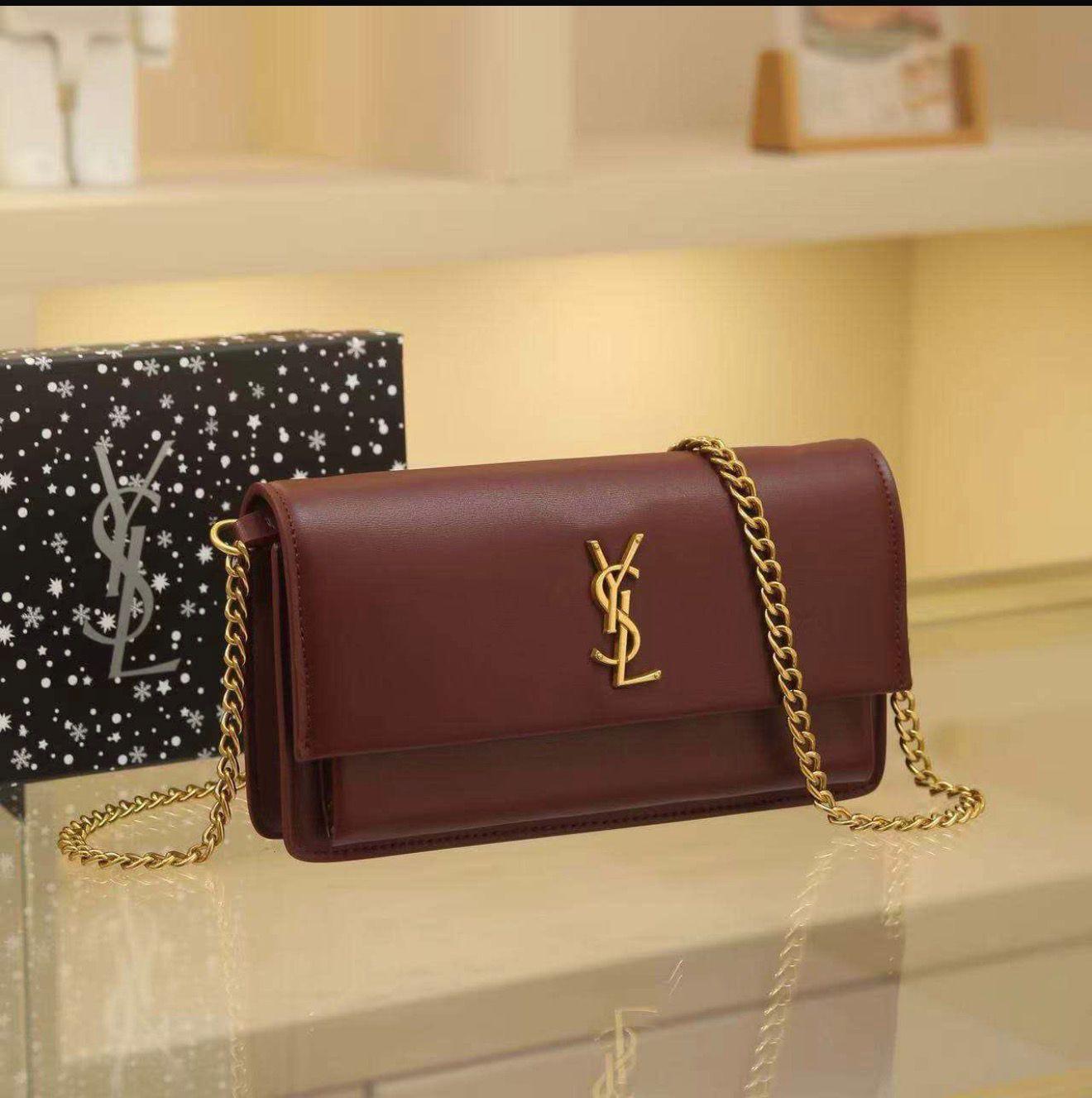 Ysl Sunset Medium Leather Shoulder Bag