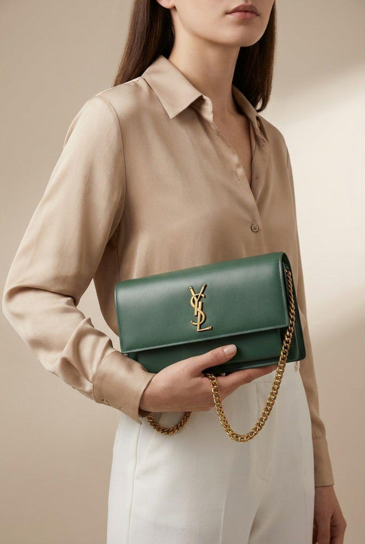 Ysl Sunset Medium Leather Shoulder Bag