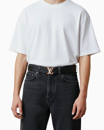 Amazing Lv imprint Reversible Belt