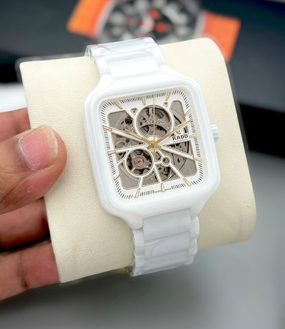 Amazing RD Square Open heart men's watch