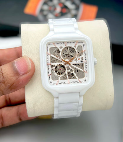 Amazing RD Square Open heart men's watch