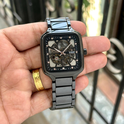 Amazing RD Square Open heart men's watch