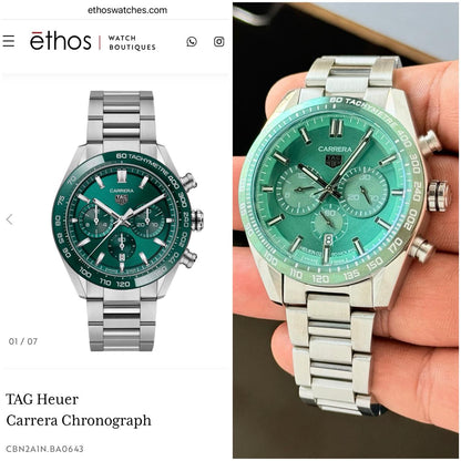 Amazing Tag Carrera Ceramic Men's Watch