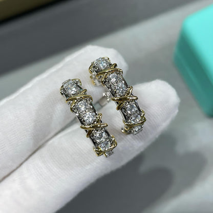 Amazing Tiffany Stone Narrow Earrings