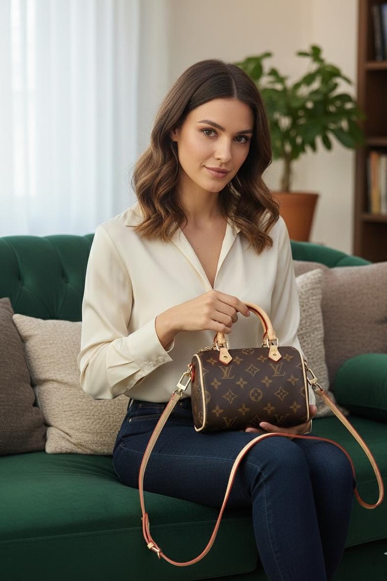 Amazing lv Nano Speedy bag set