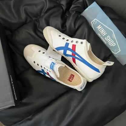 Luxury Slip-On White Men's Casual Sneakers Shoes