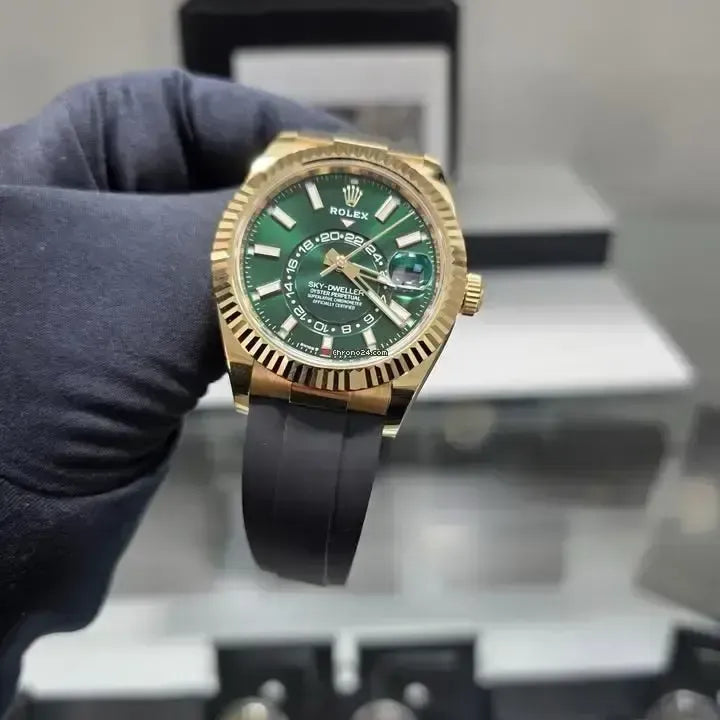 Luxury Sky-Dweller Inspired Automatic Men's Watch