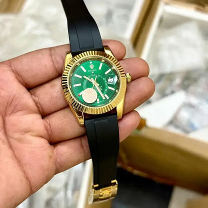 Luxury Sky-Dweller Inspired Automatic Men's Watch