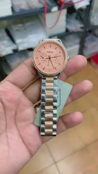 Elegant Rose Gold Women’s Chronograph Watch