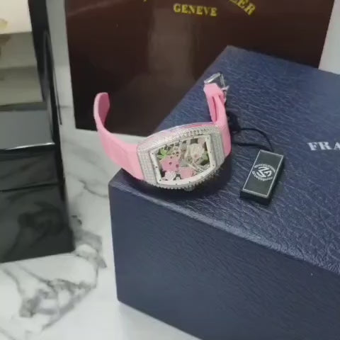 Vanguard Rose Skeleton Watch