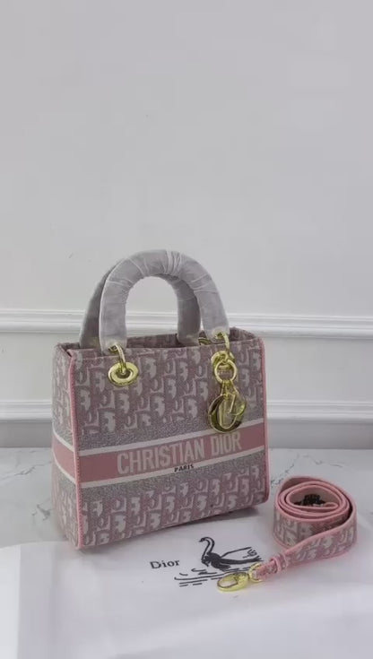 Fully Embroidered Lady-Style Handbag