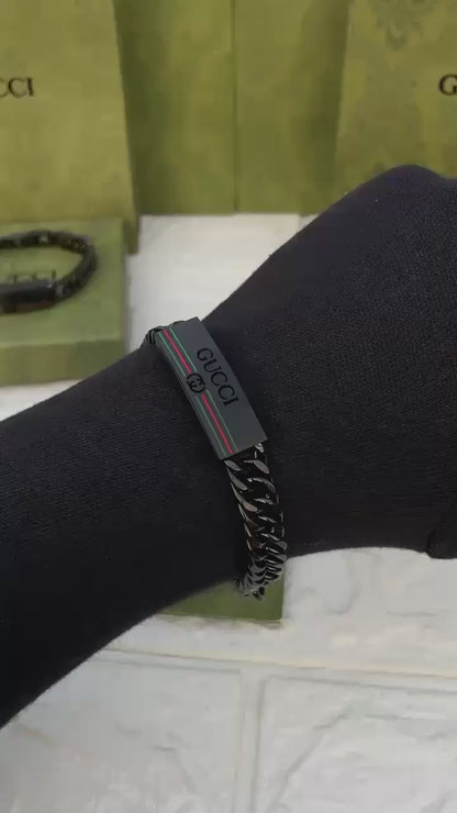 Luxury Black Chain unisex Bracelet