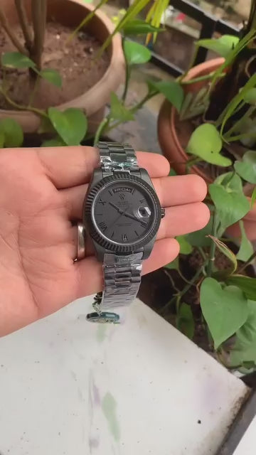 Rolex Day-Date Black Watch