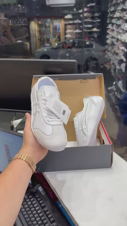 Premium White Driving Sneakers for Men