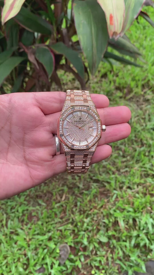 Premium Diamond Automatic Luxury Watch