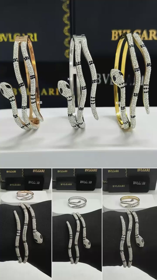 Premium Serpent Cuff Bangle