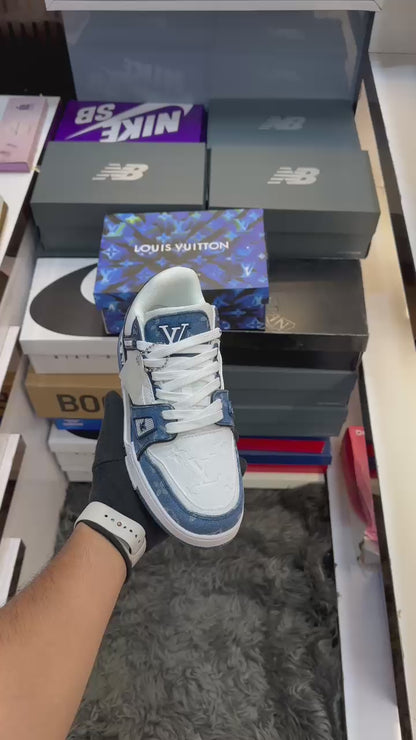 ⁠LV TRAINER LINE SNEAKER SHOES