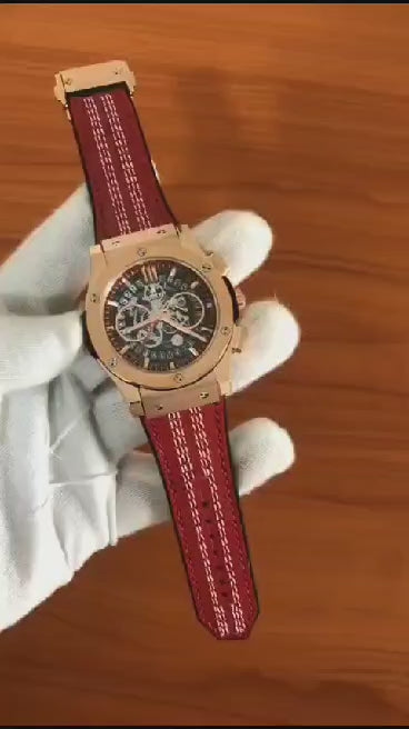 Big Bang 5 Hand all matte, iconic Strap Watch