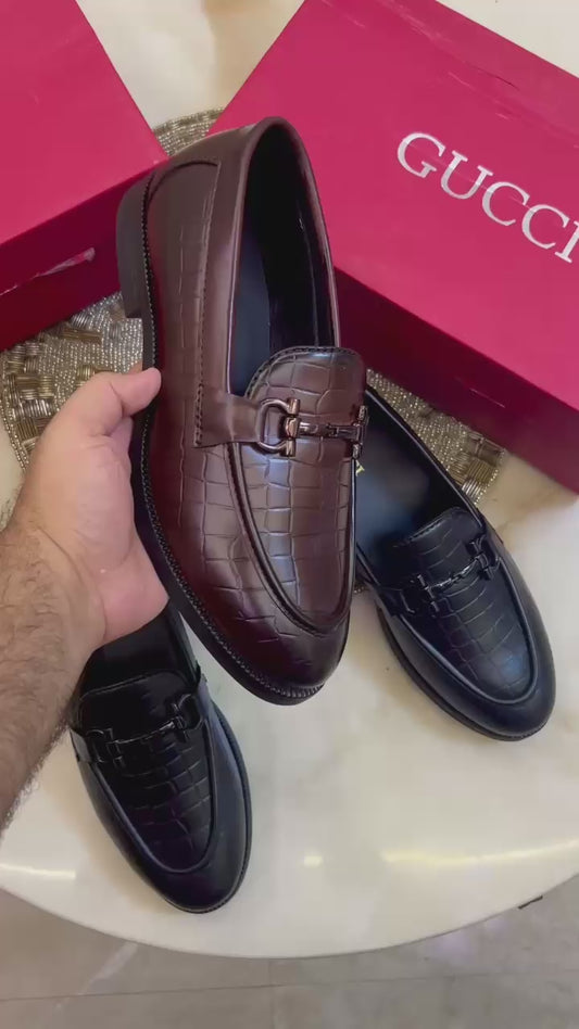 Luxury Men’s Loafers with Stylish Buckle