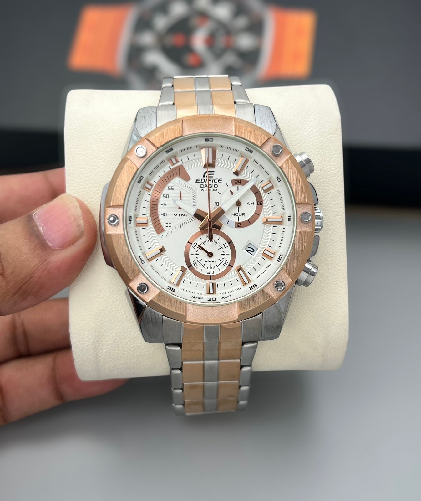 Luxury edifice men's watch