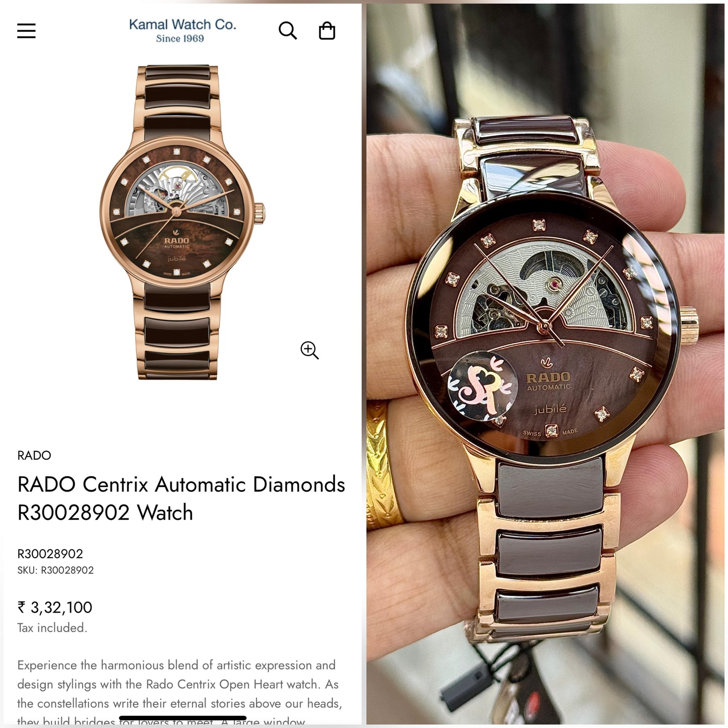 Centrix Automatic Diamonds – Open Heart Jubile Edition