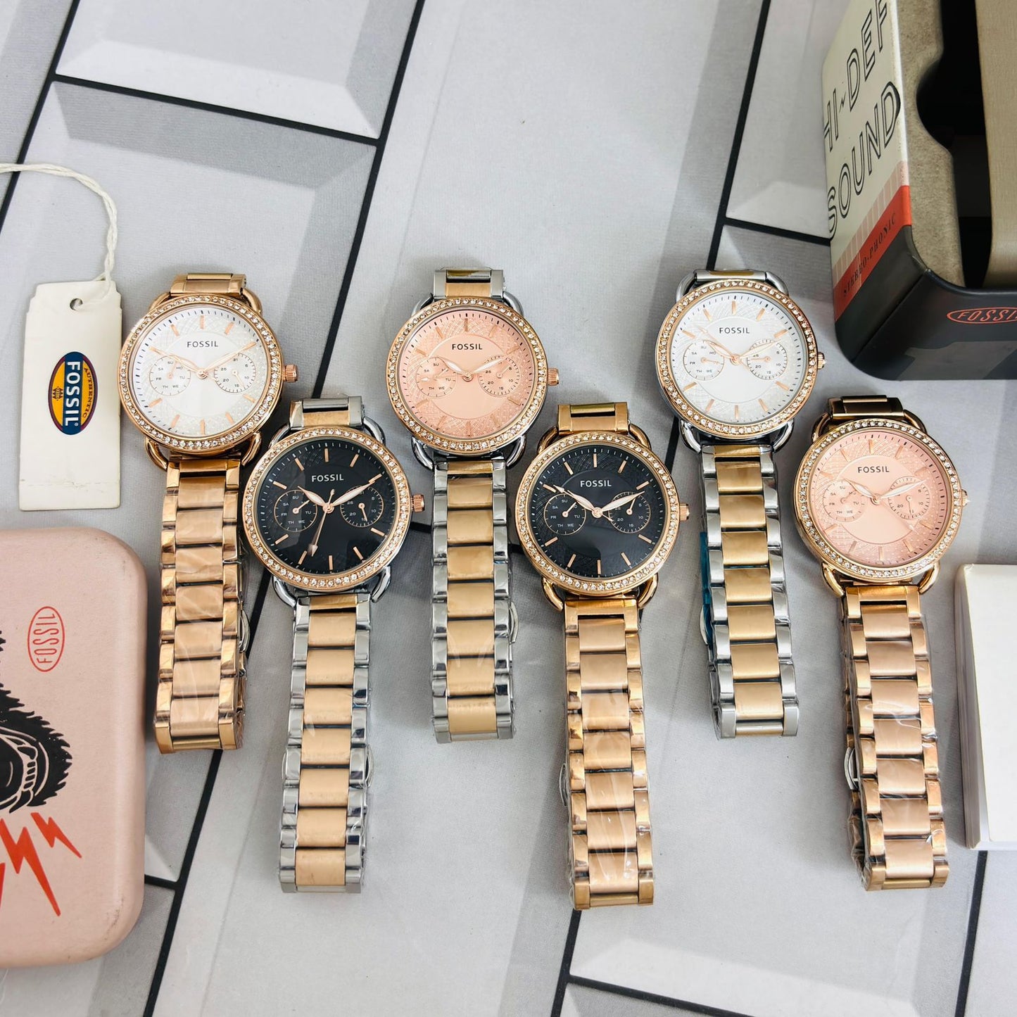 Elegant Rose Gold Women’s Chronograph Watch
