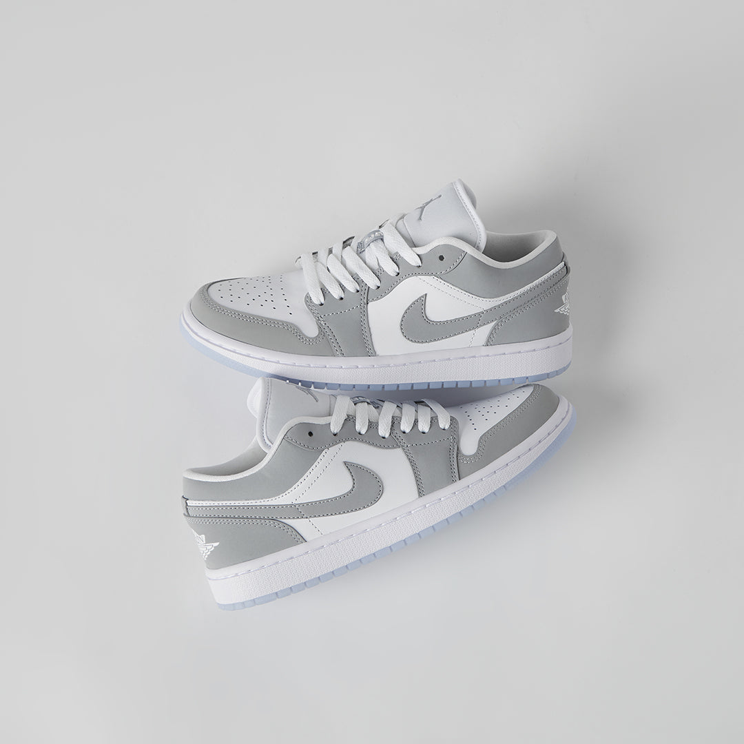 Luxury Retro Low Wolf Grey Sneakers