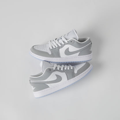 Luxury Retro Low Wolf Grey Sneakers