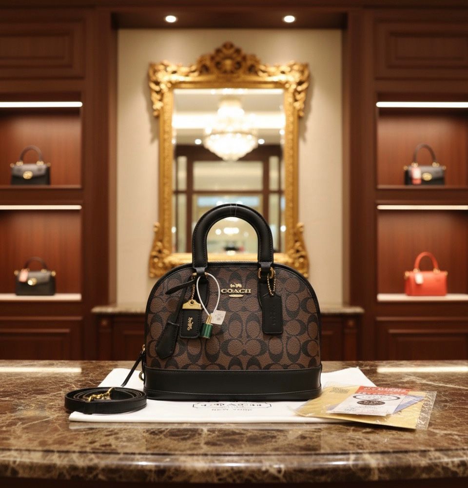 Luxury premium leather handbag