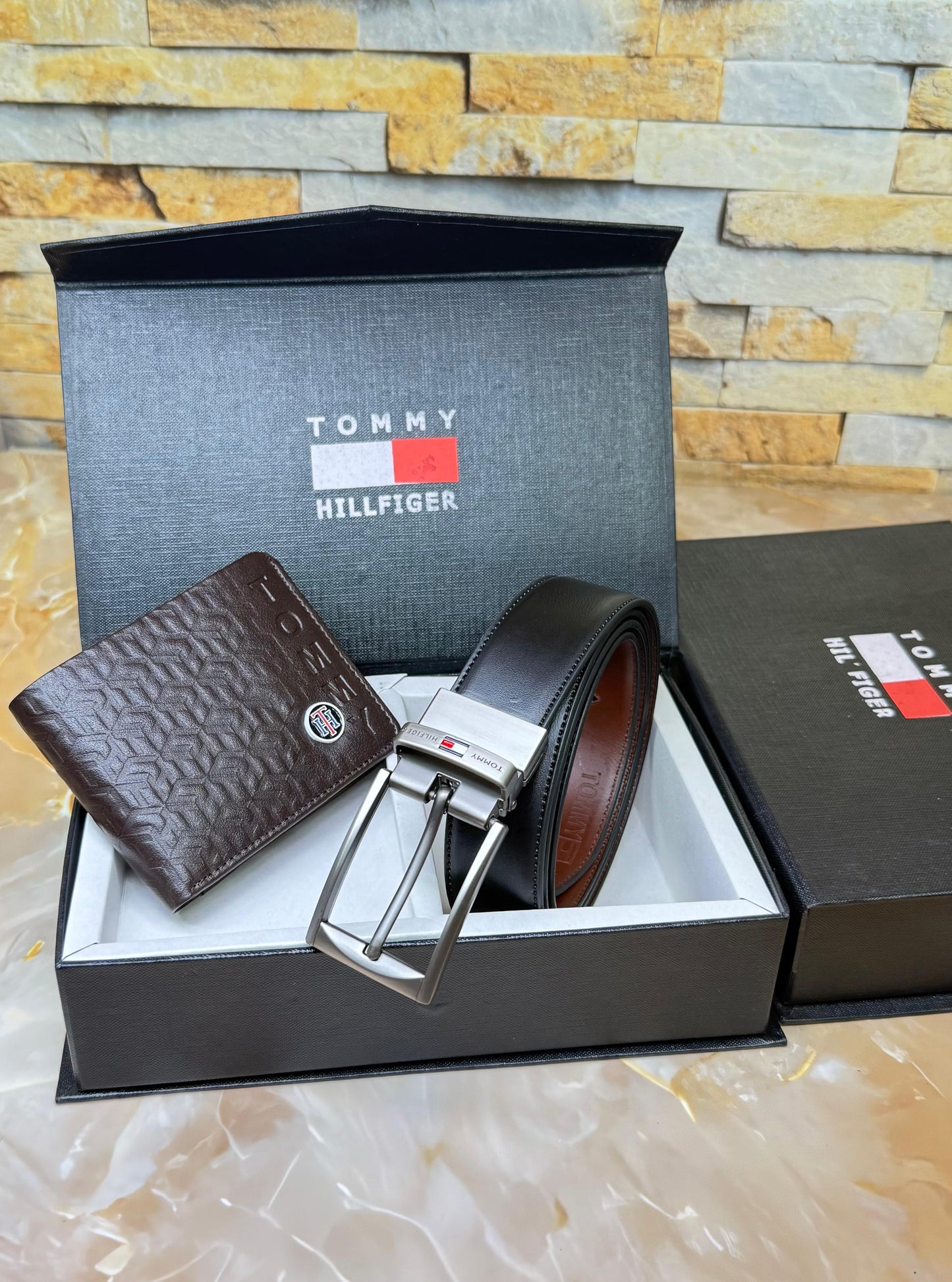 Premium Men’s Reversible Belt & Wallet Combo