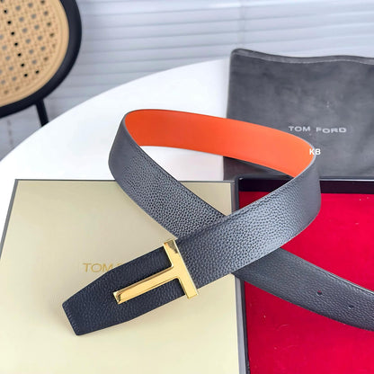 Premium Italian Leather Belt with Elegant Buckle – Unisex Edition