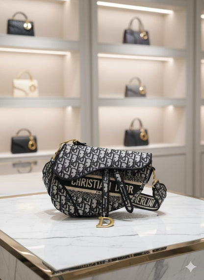 Luxury dior saddle bag