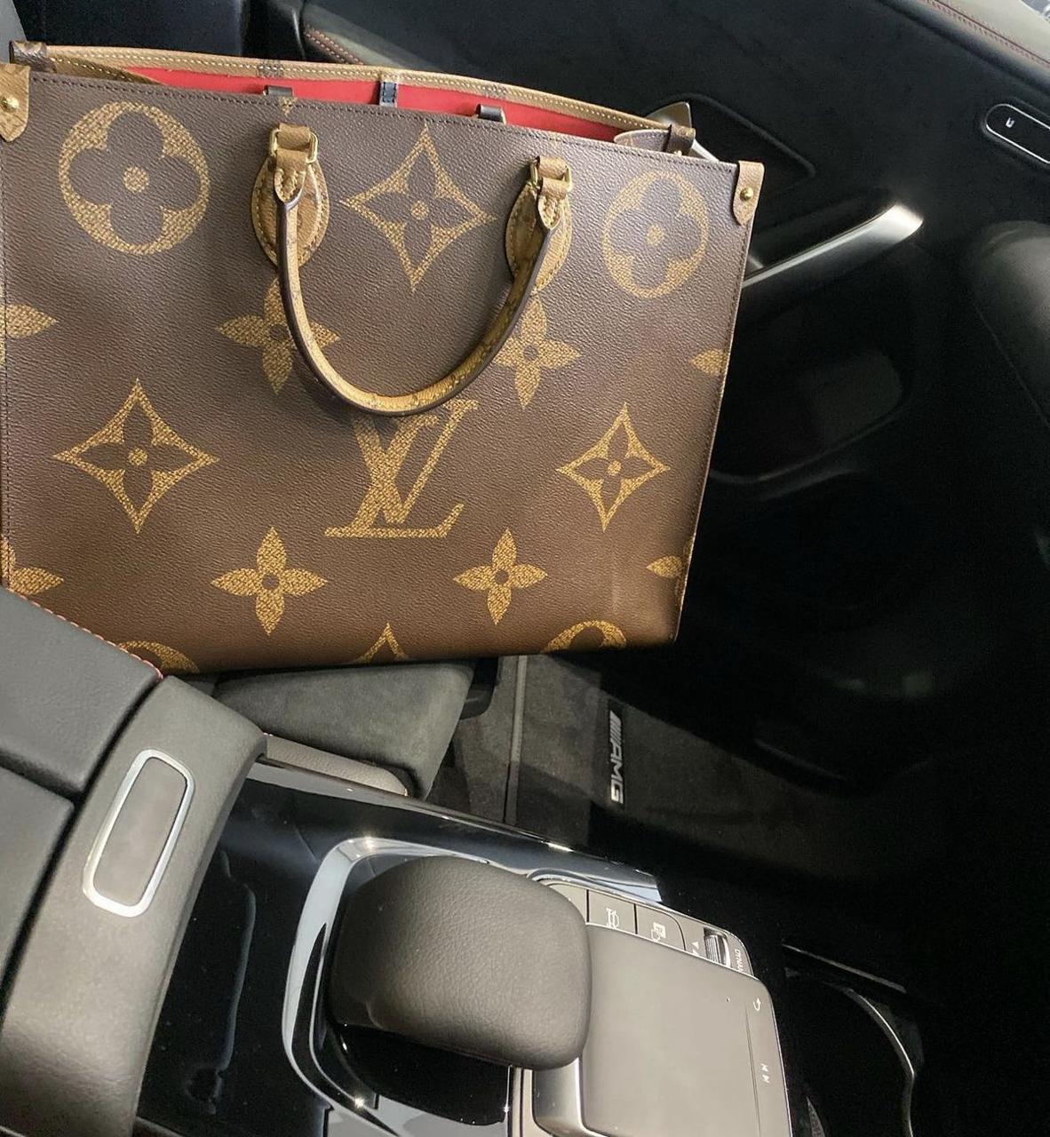 Amazing luxury lv leather bag