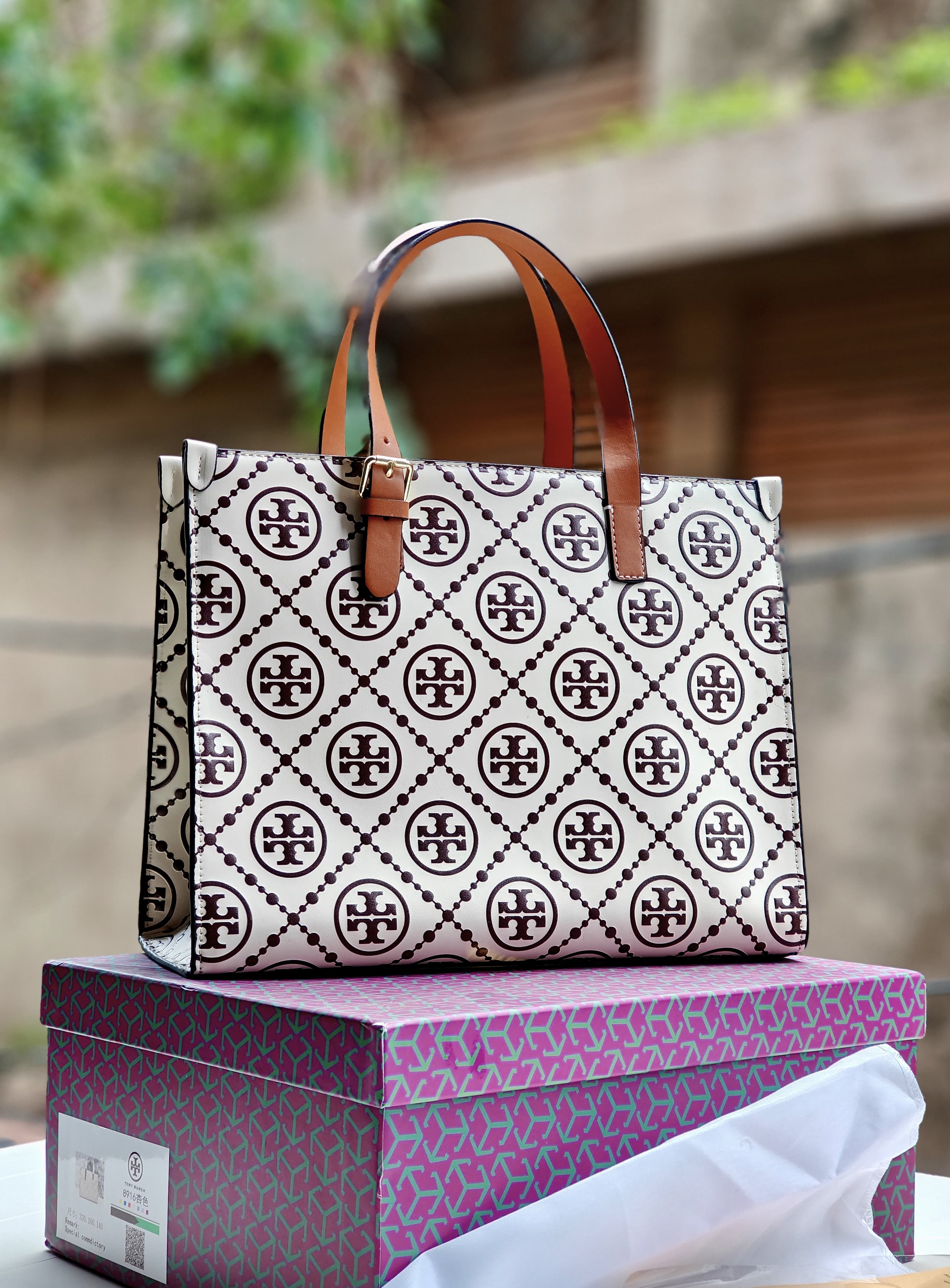 Luxury tb tote bag