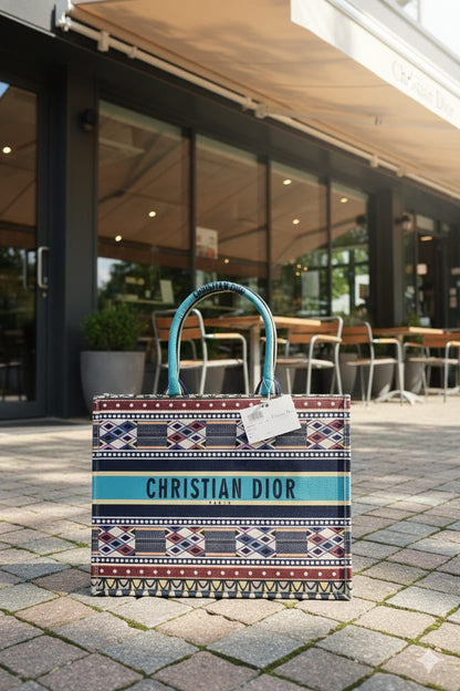 Dior canvas tote