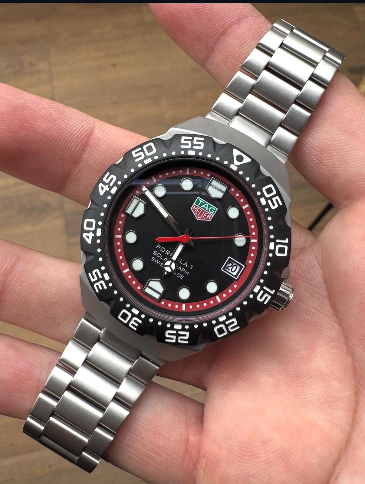 Luxury tg solar graph Men's watch