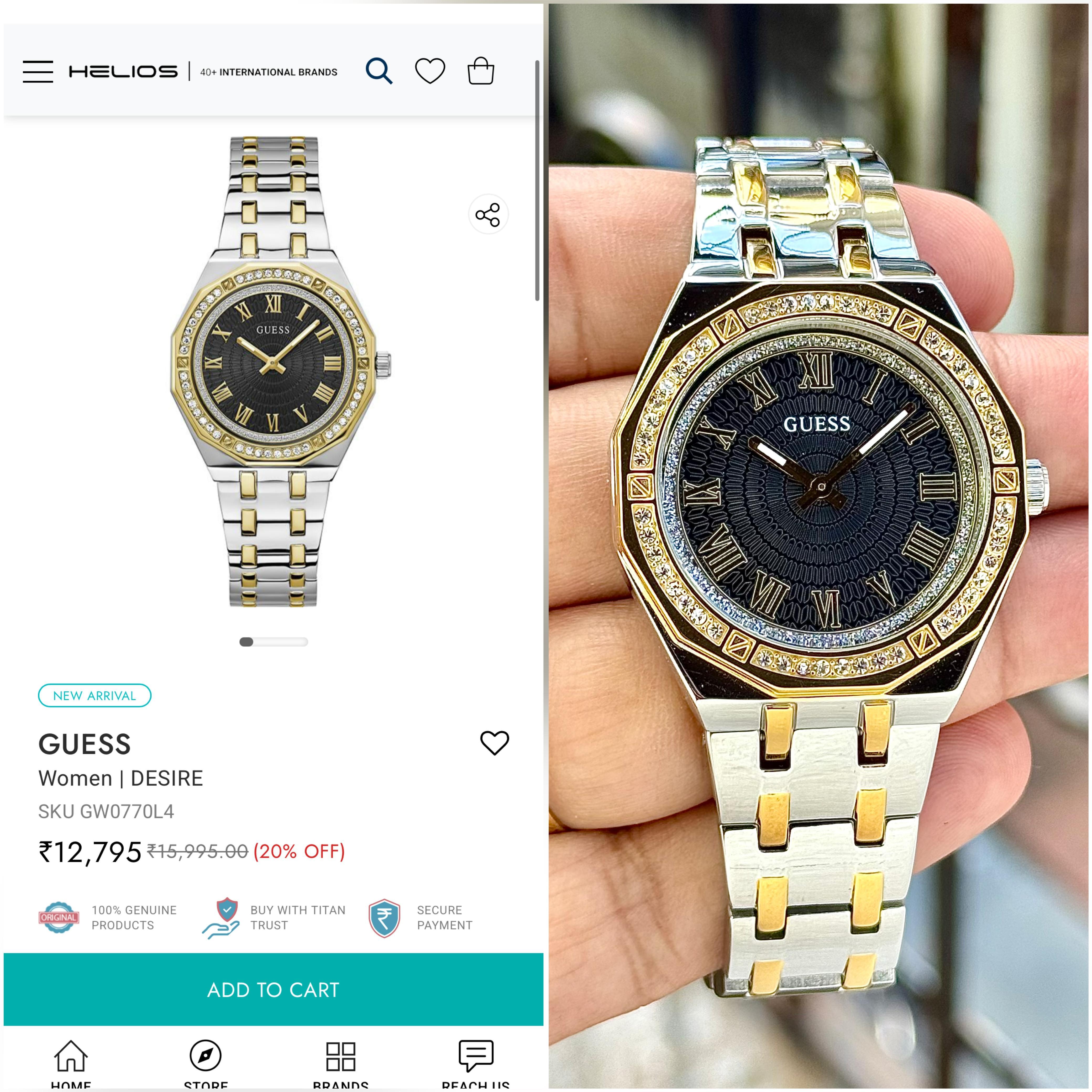 Luxury Women’s royal purple watch