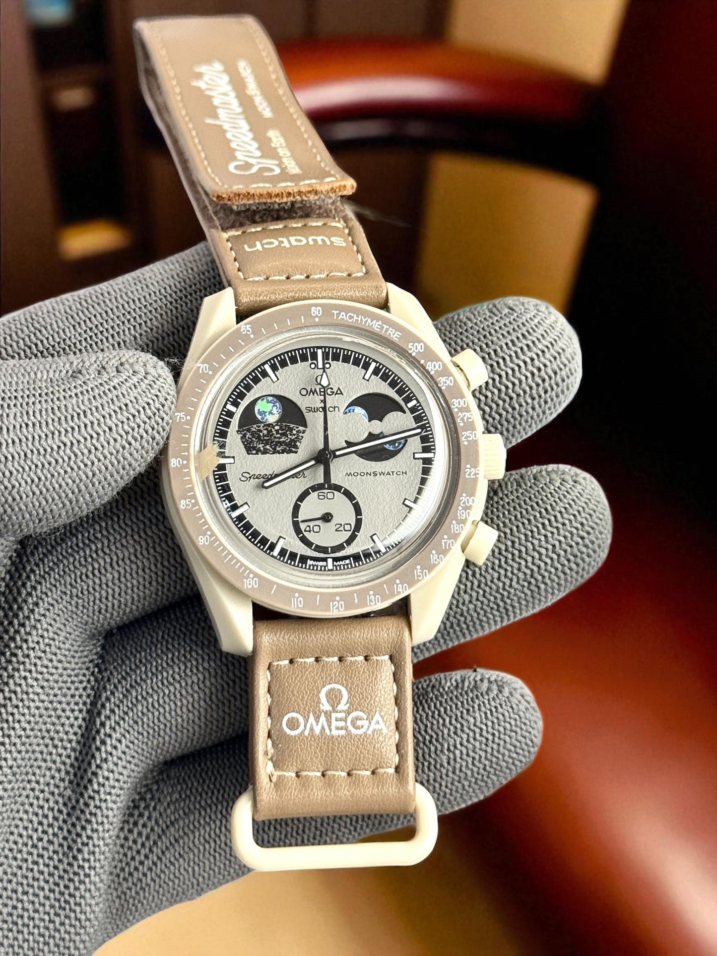 Luxury Bioceramic Moon Style Watch