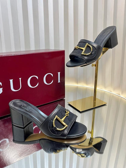 Luxury Women’s Horse Block Heels
