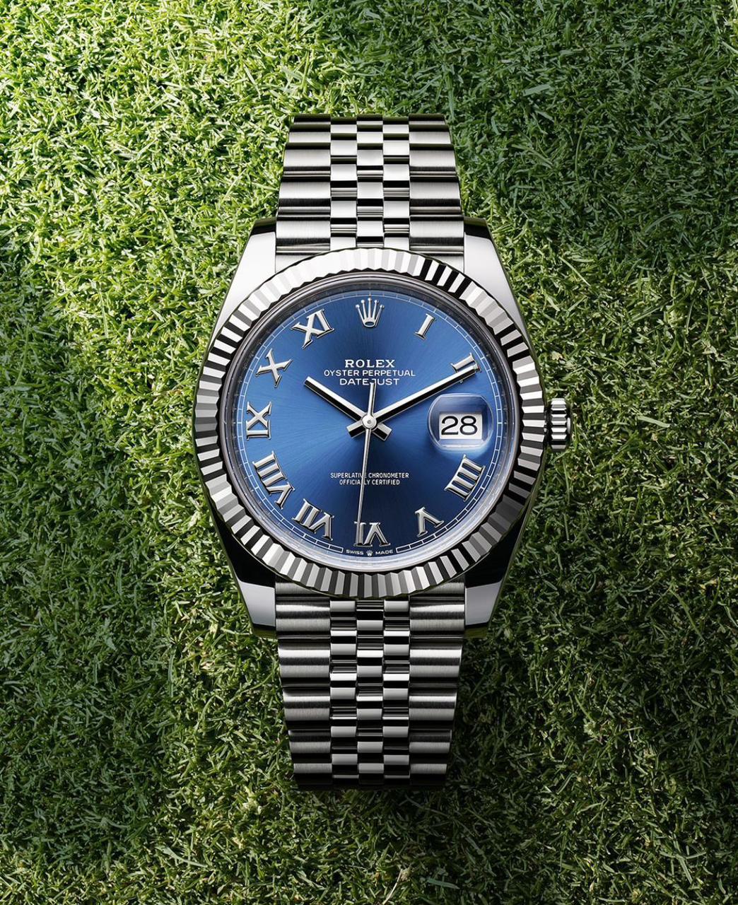 Luxury date just rlx men's watch