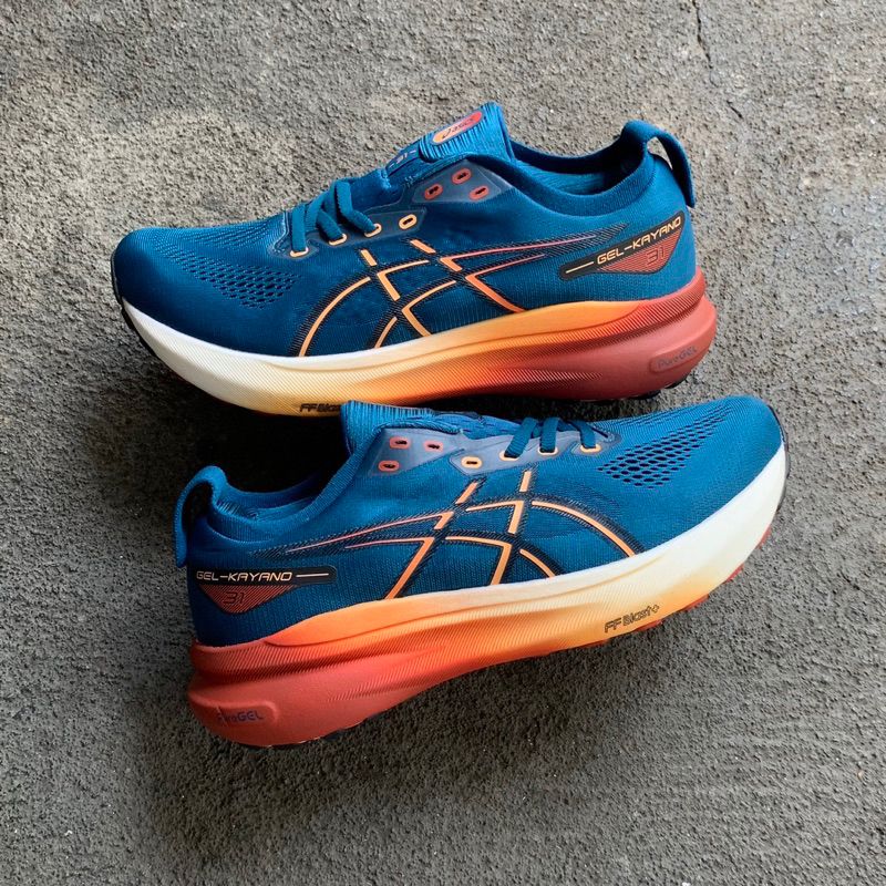 Gel kayano 31 rich navy spicy shoes