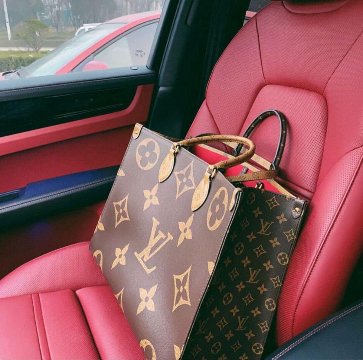Amazing luxury lv leather bag